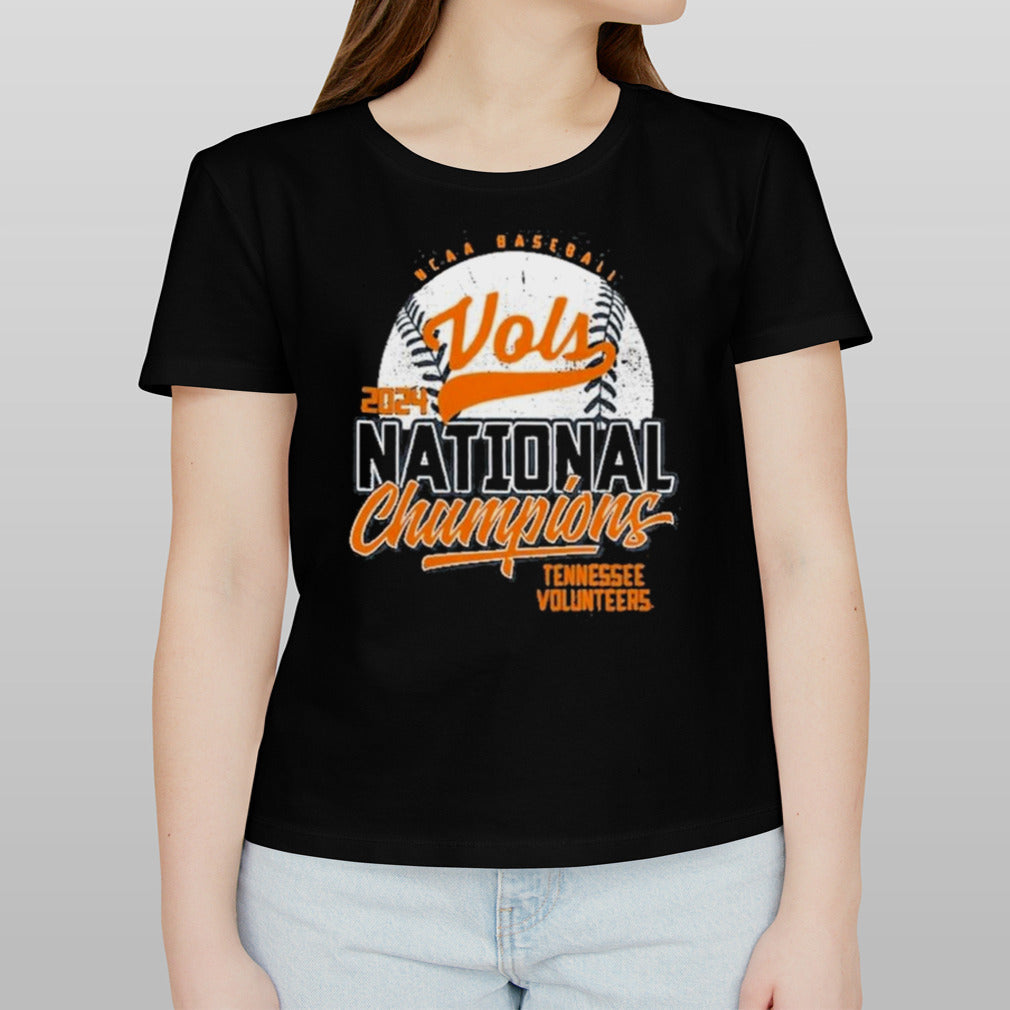 Tennessee Volunteers 2024 NCAA Menâ€™s Baseball College World Series Champions Retro Shirt