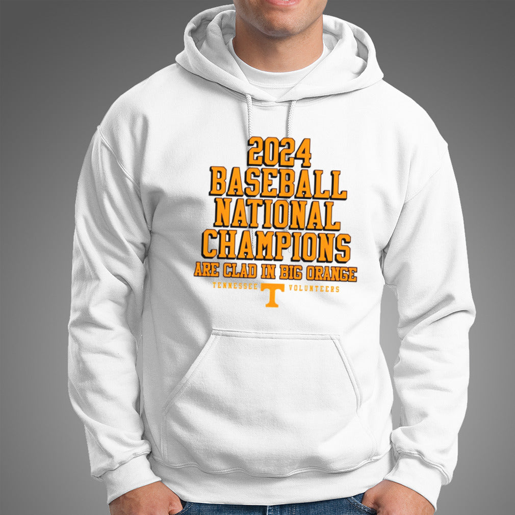 Tennessee Volunteers 2024 baseball national champions are clad in big orange shirt