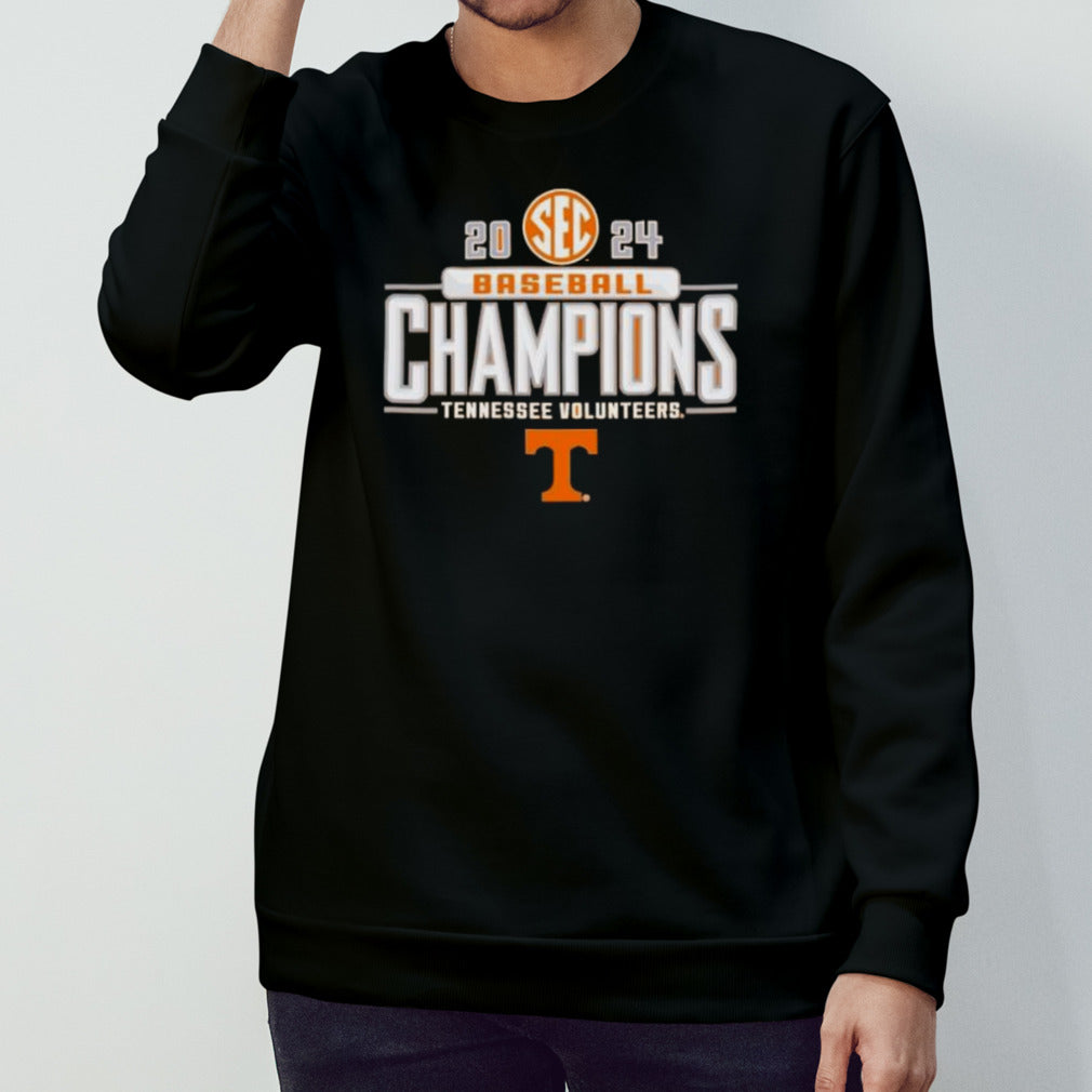 Tennessee Volunteers Baseball 2024 SEC East Baseball Regular Season Champions Locker Room Shirt