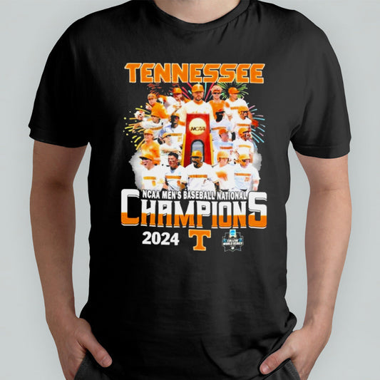 Tennessee Volunteers Baseball NCAA Men National Champions 2024 T-Shirt