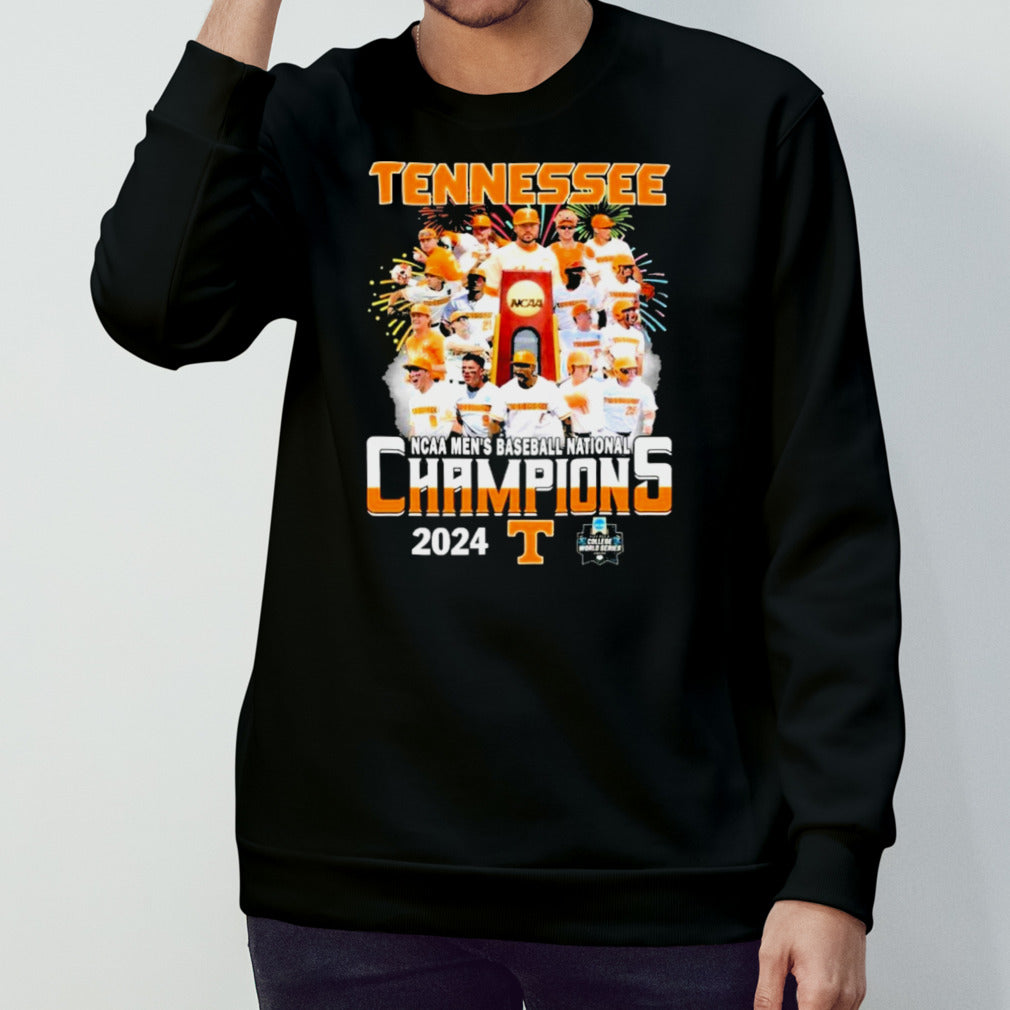 Tennessee Volunteers Baseball NCAA Men National Champions 2024 T-Shirt