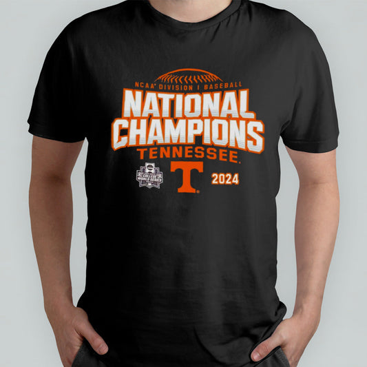 Tennessee Volunteers Champion 2024 NCAA Menâ€™s Baseball College World Series shirt
