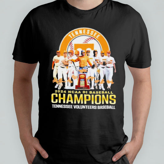 Tennessee Volunteers NCAA DI Baseball Champions 2024 T-Shirt
