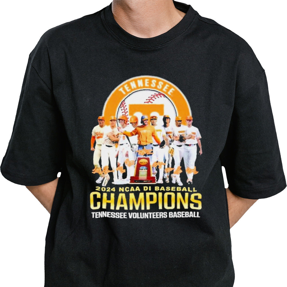 Tennessee Volunteers NCAA DI Baseball Champions 2024 T-Shirt