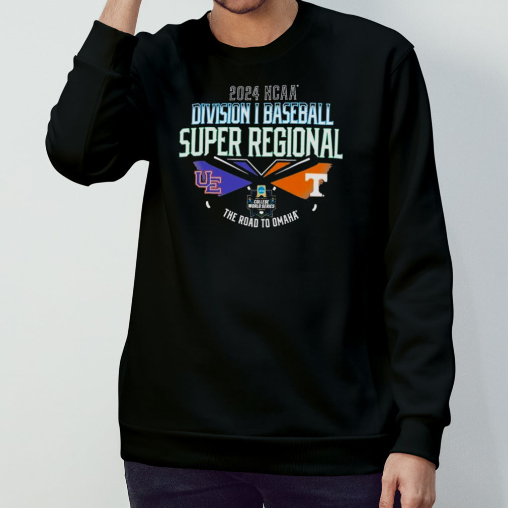 Tennessee Vs Evansville 2024 NCAA DI Baseball Super Regional the road to Omaha shirt