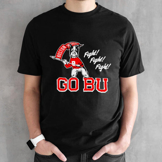 Terriers fight fight fight go Boston University shirts