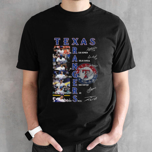 Texas Rangers Signatures Special 2024 T-shirt
