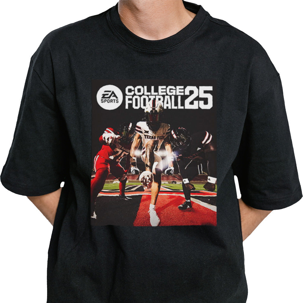 Texas Tech Red Raiders Football EA SPORTS College 25 x Team Adidas T-Shirt