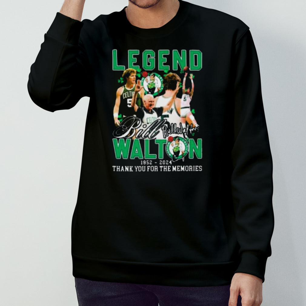 Thank You Legend Bill Walton 1952-2024 Thank You For The Memories Signatures Shirt