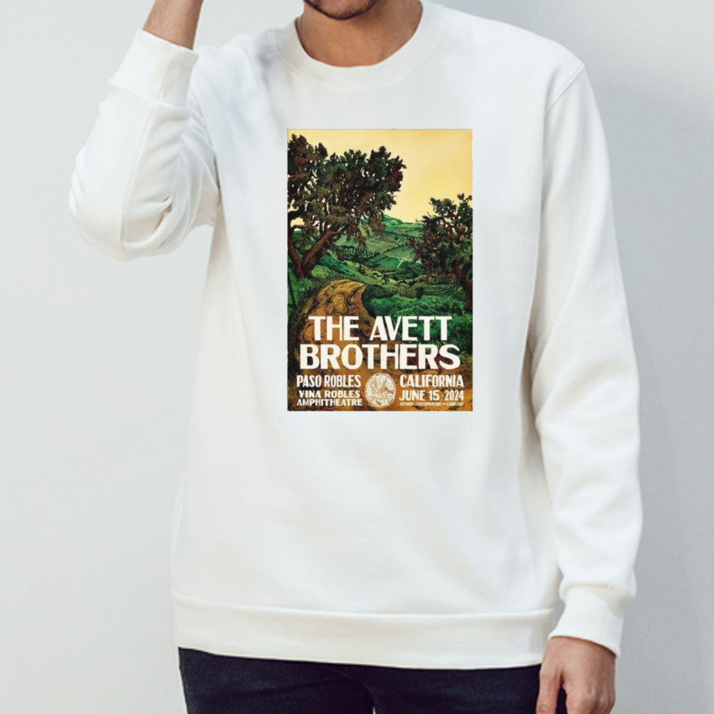 The Avett Brothers June 15 2024 Paso Robles CA Poster T-shirt