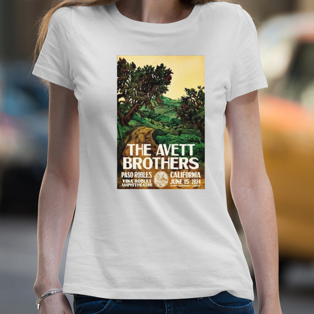 The Avett Brothers June 15 2024 Paso Robles CA Poster T-shirt