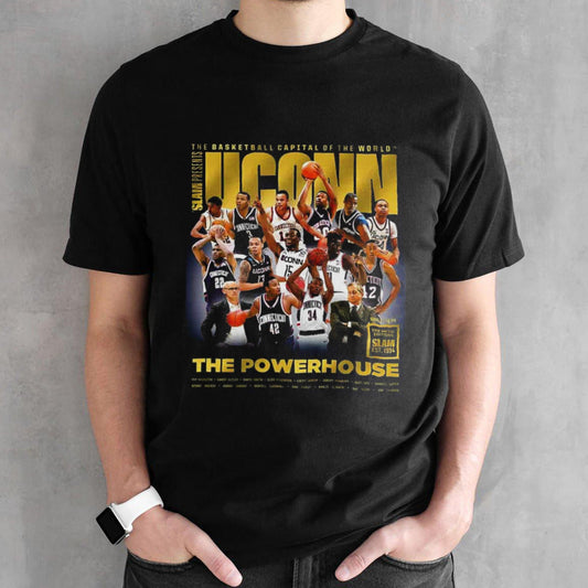 The Basketball Capital Of The World The Metal Editions Slam Est 1994 Uconn Huskie T-Shirts