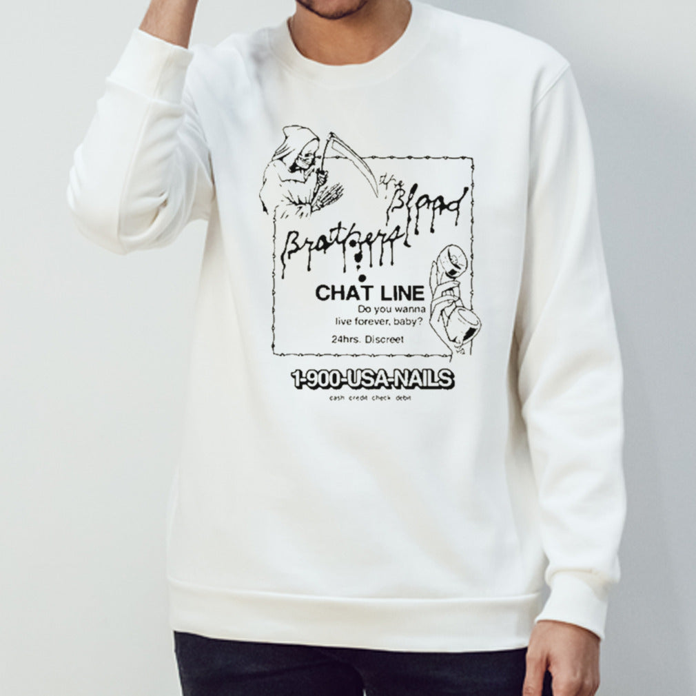 The Blood Brothers Chat Line 1-900 Nails Shirt
