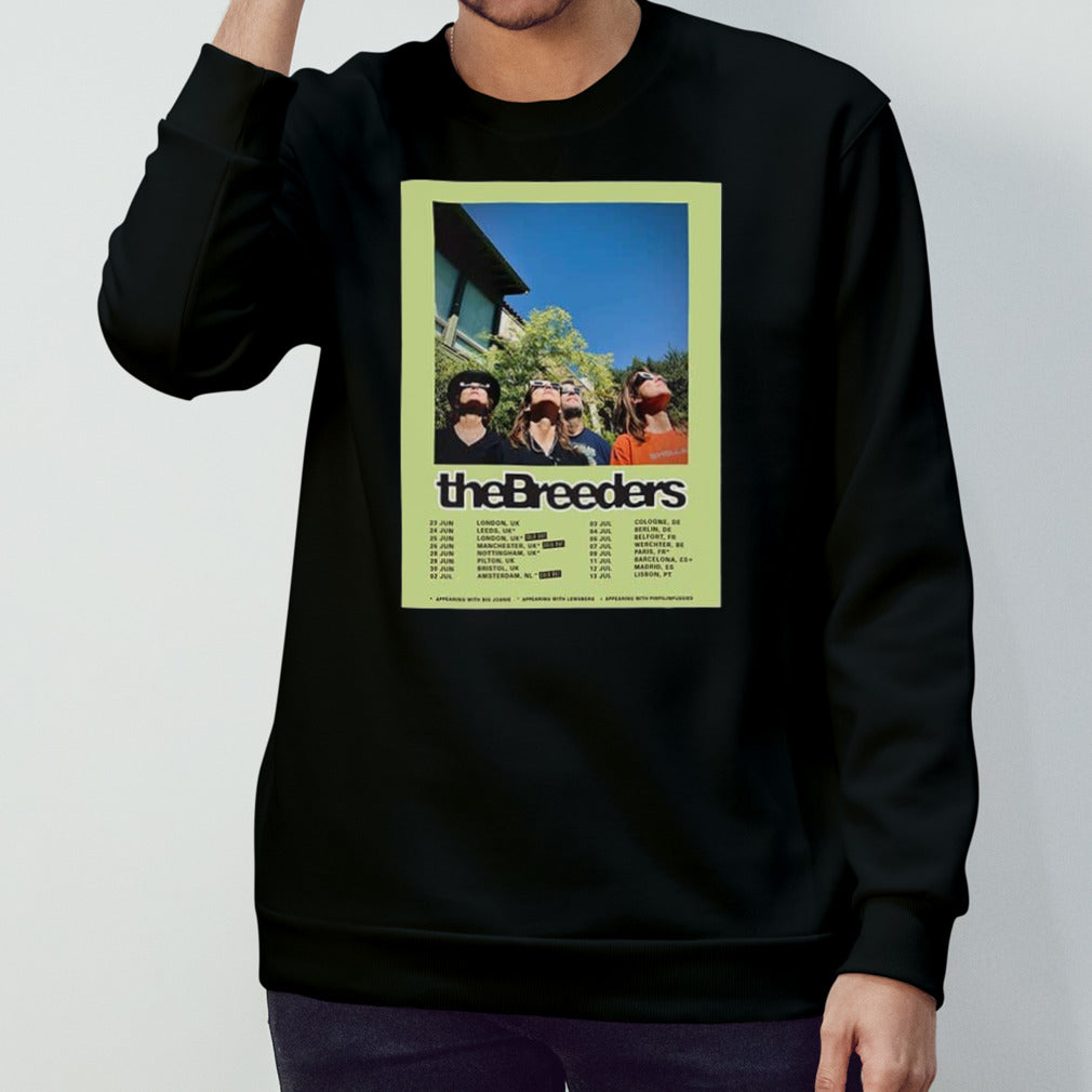 The Breeders European Tour 2024 Schedule List Date T-Shirt