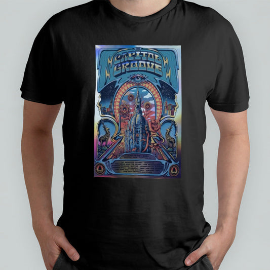 The Capital Groove June 29 30 2024 Bushnell Park Hartford CT Poster shirt