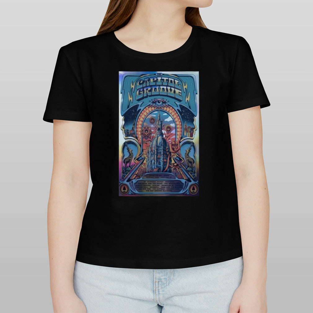 The Capitol Groove June 29-30 2024 Bushnell Park in Hartford CT Poster Shirt