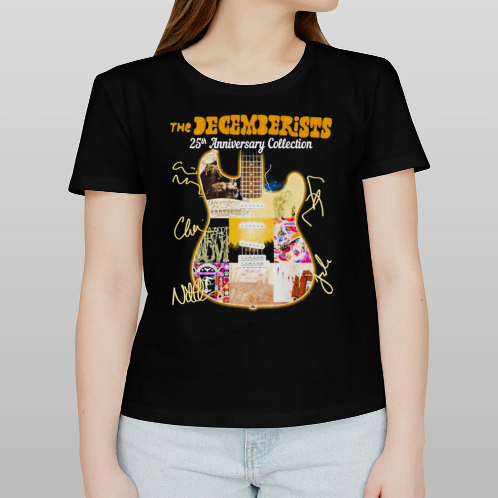 The Decemberists Guitar Band 25th Anniversary Collection T-Shirt