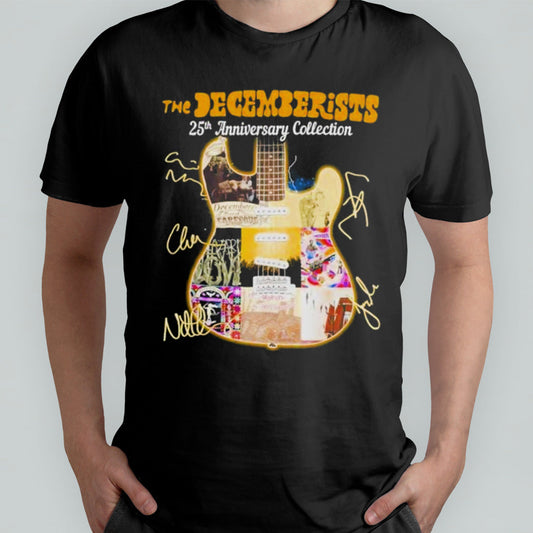 The Decemberists Guitar Band 25th Anniversary Collection T-Shirt