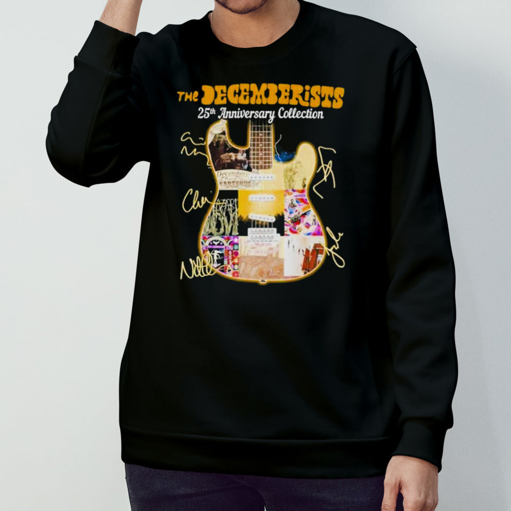 The Decemberists Guitar Band 25th Anniversary Collection T-Shirt