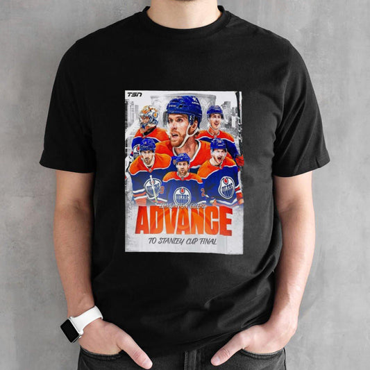 The Edmonton Oilers Have Advanced To The 2024 Stanley Cup Finals Poster T-shirt