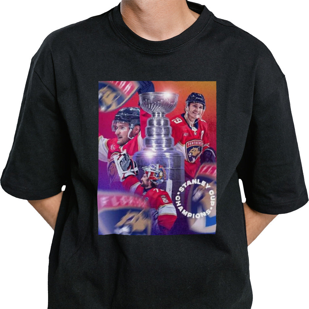 The Florida Panthers Win The Stanley Cup For The First Time In Franchise History 2024 T-shirt
