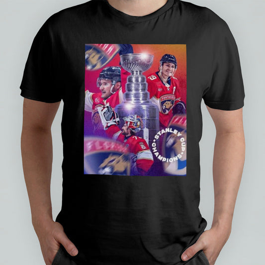 The Florida Panthers Win The Stanley Cup For The First Time In Franchise History 2024 T-shirt