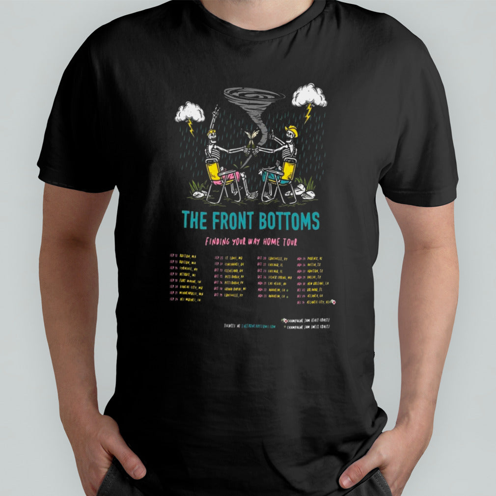 The Front Bottoms Finding Your Way Home Tour 2024 Poster Shirt