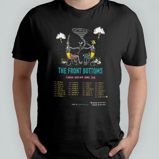 The Front Bottoms Finding Your Way Home Tour 2024 Poster Shirt