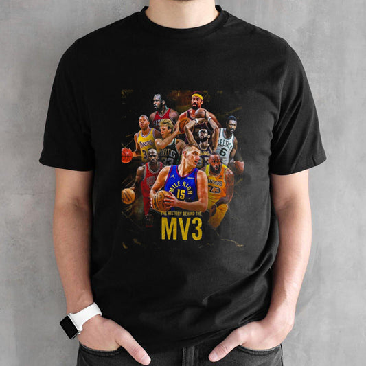The History Behind Nikola Jokicâ€™s Third Regular Season MVP Award T-Shirt