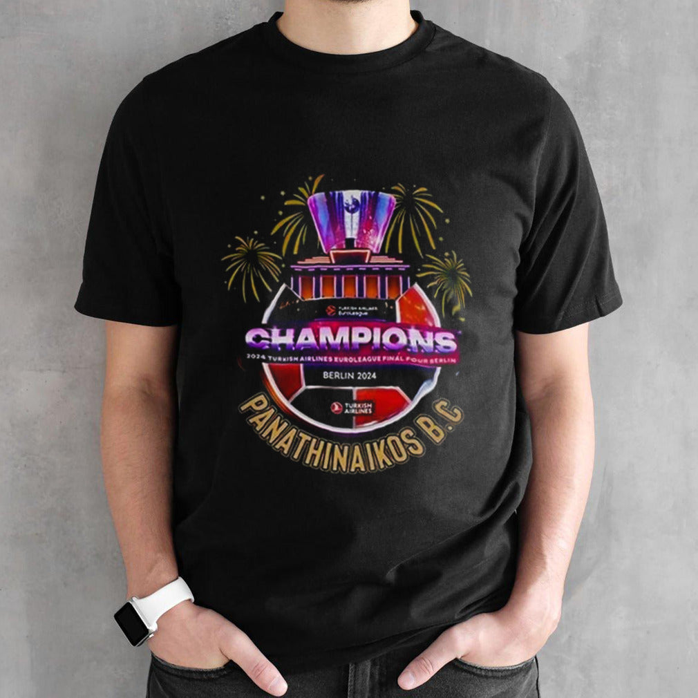 The King Is Back Euroleague Champions Berlin 2024 Panathinaikos Bc T-shirt