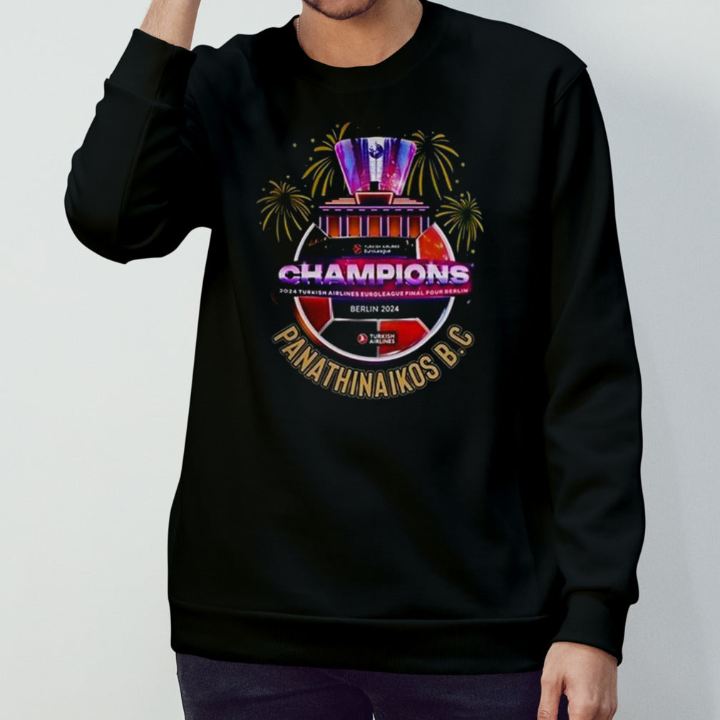 The King Is Back Euroleague Champions Berlin 2024 Panathinaikos Bc T-shirt