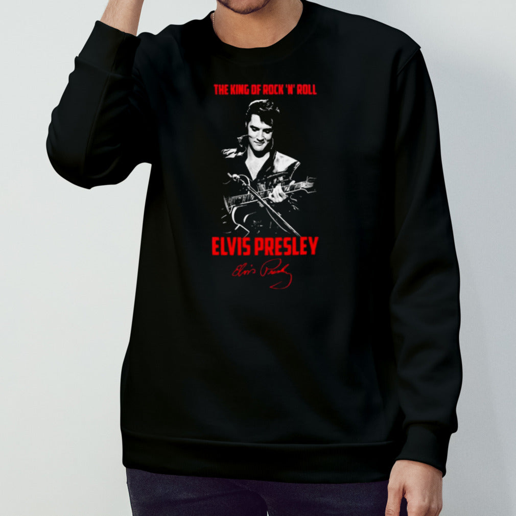 The King Of Rock N Roll Elvis Presley Signature 1935-1977 Thank You For The Memories Shirts