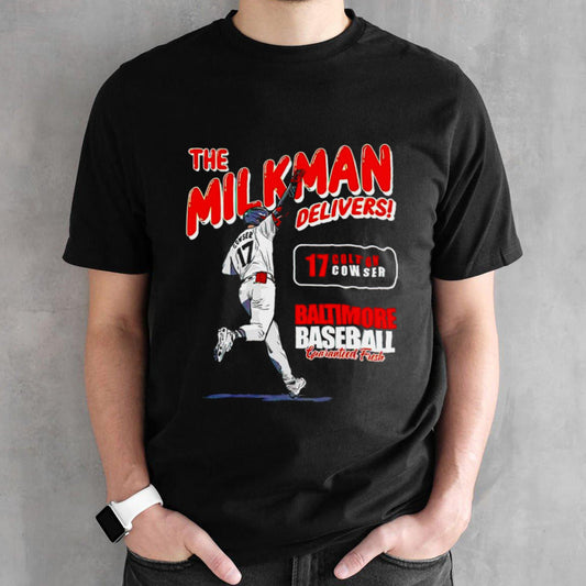 The Milkman Delivers Baltimore Baseball shirts
