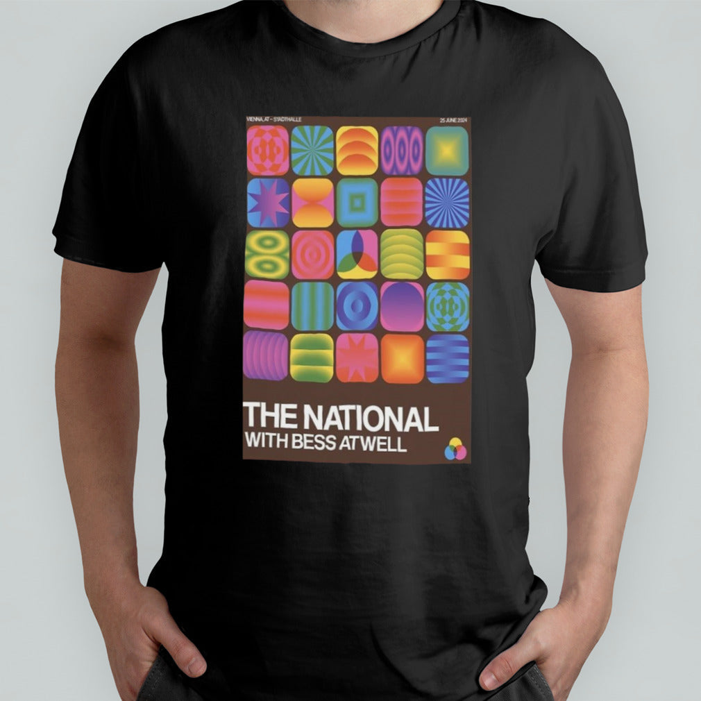 The National June 25 2024 Vienna Stadthalle Concert Poster Shirt
