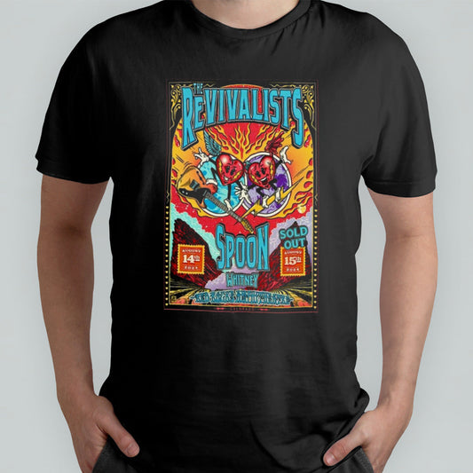 The Revivalists Red Rocks Morrison CO Aug 14-15 2024 Poster Shirt