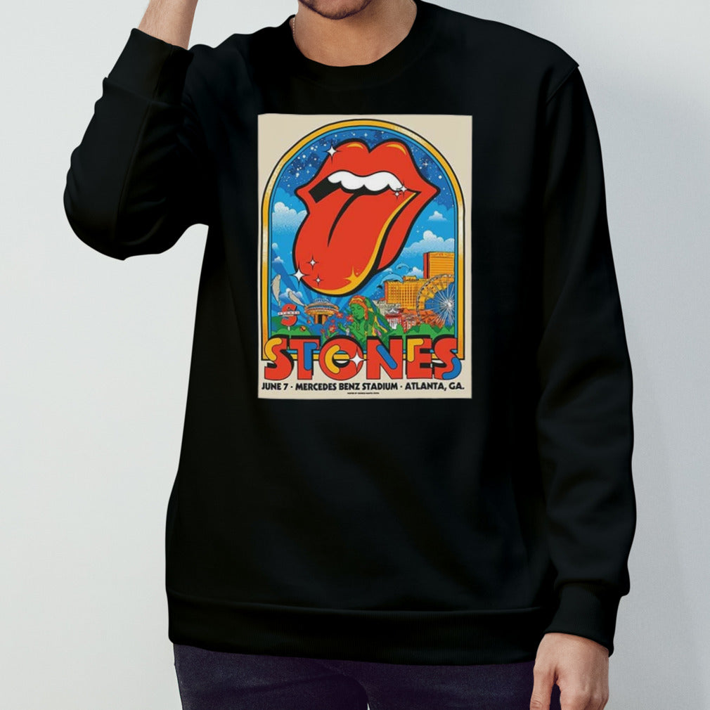 The Rolling Stones In Atlanta GA 2024 On June 7 At Mercedes Benz Stadium shirt