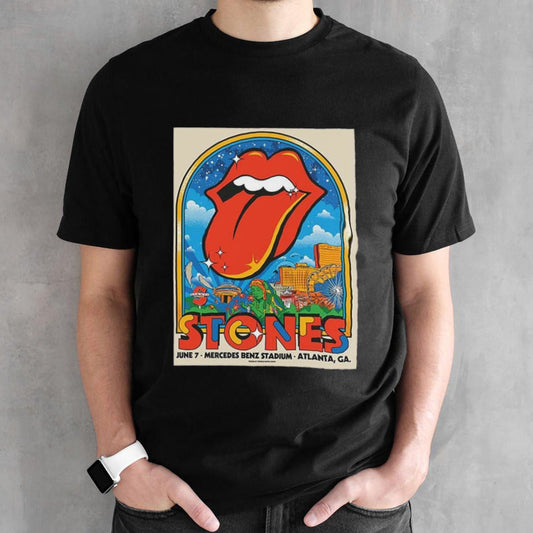 The Rolling Stones In Atlanta GA 2024 On June 7 At Mercedes Benz Stadium shirt