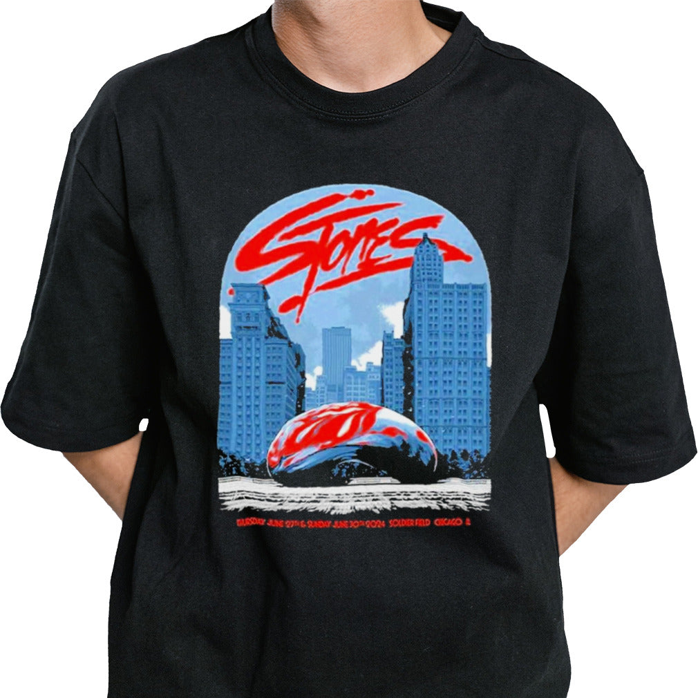 The Stones The Concerts Solider Field Chicago 2024 T-Shirt