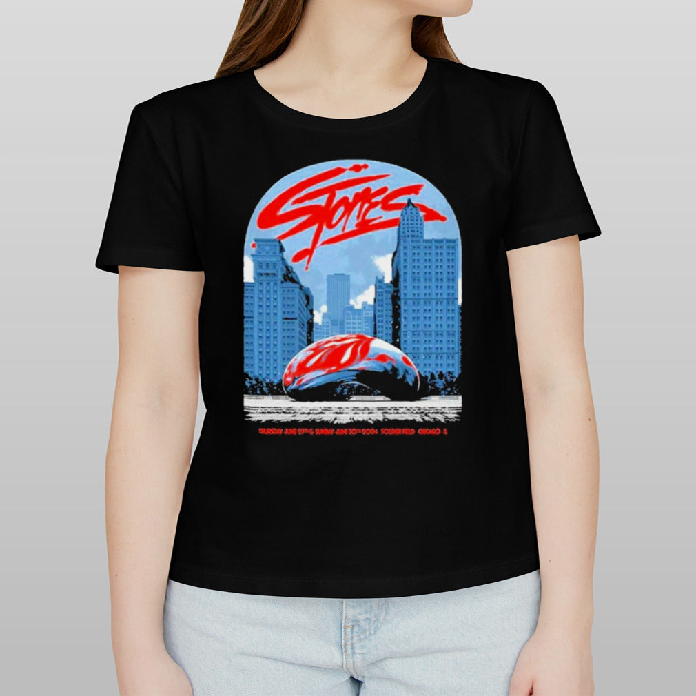 The Stones The Concerts Solider Field Chicago 2024 T-Shirt