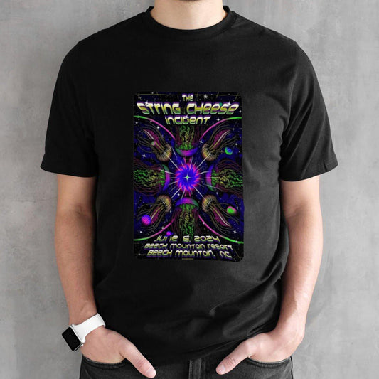 The String Cheese Incident June 8 2024 Beech Mountain Banner Elk NC Poster Shirt