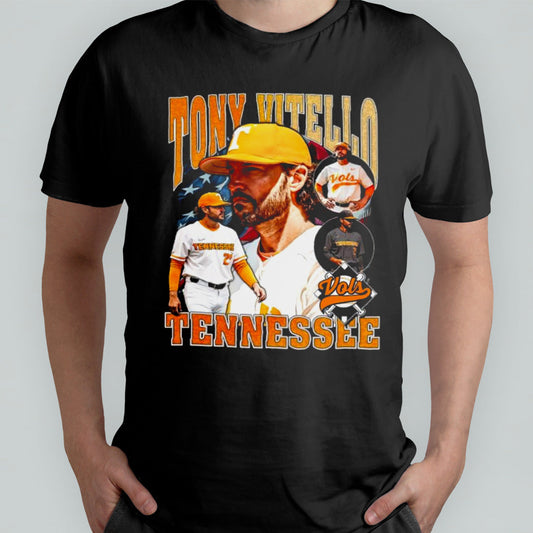 The Tony Vitello V Tennessee Volunteers Baseball T-shirt