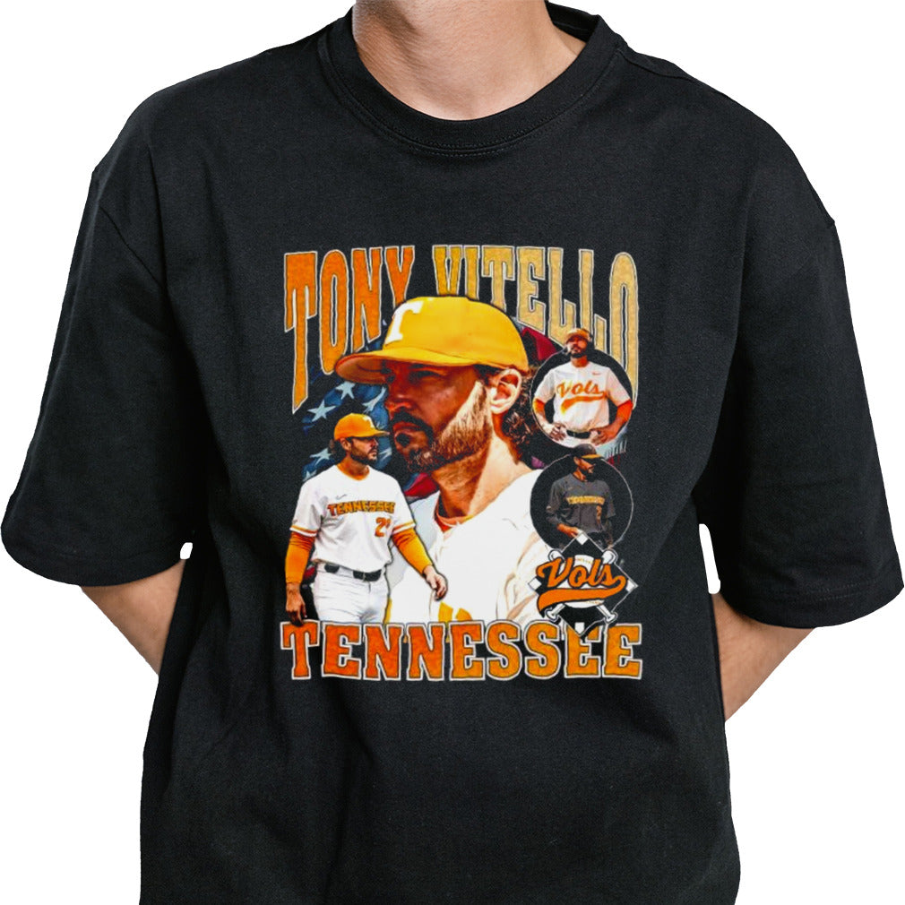 The Tony Vitello V Tennessee Volunteers Baseball T-shirt