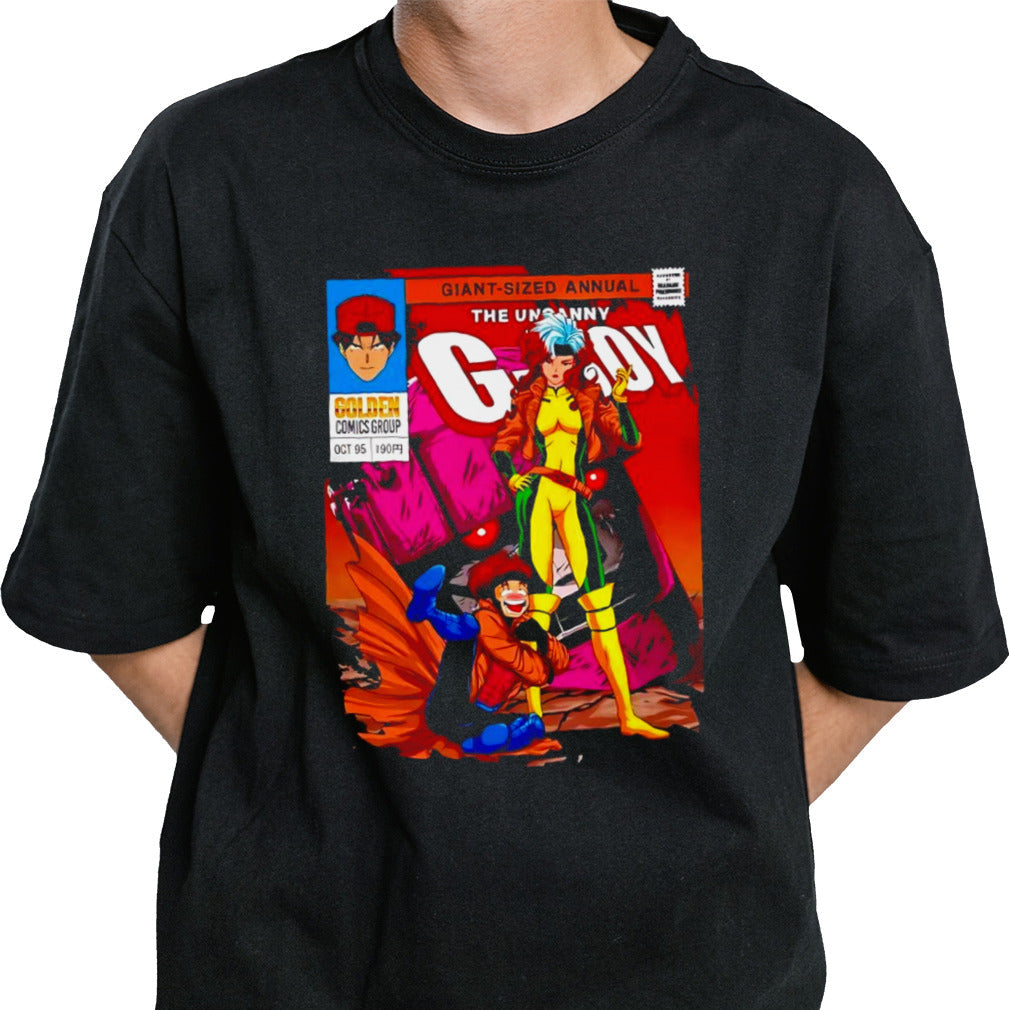 The Uncanny G-Boy Gambit and Rogue shirt