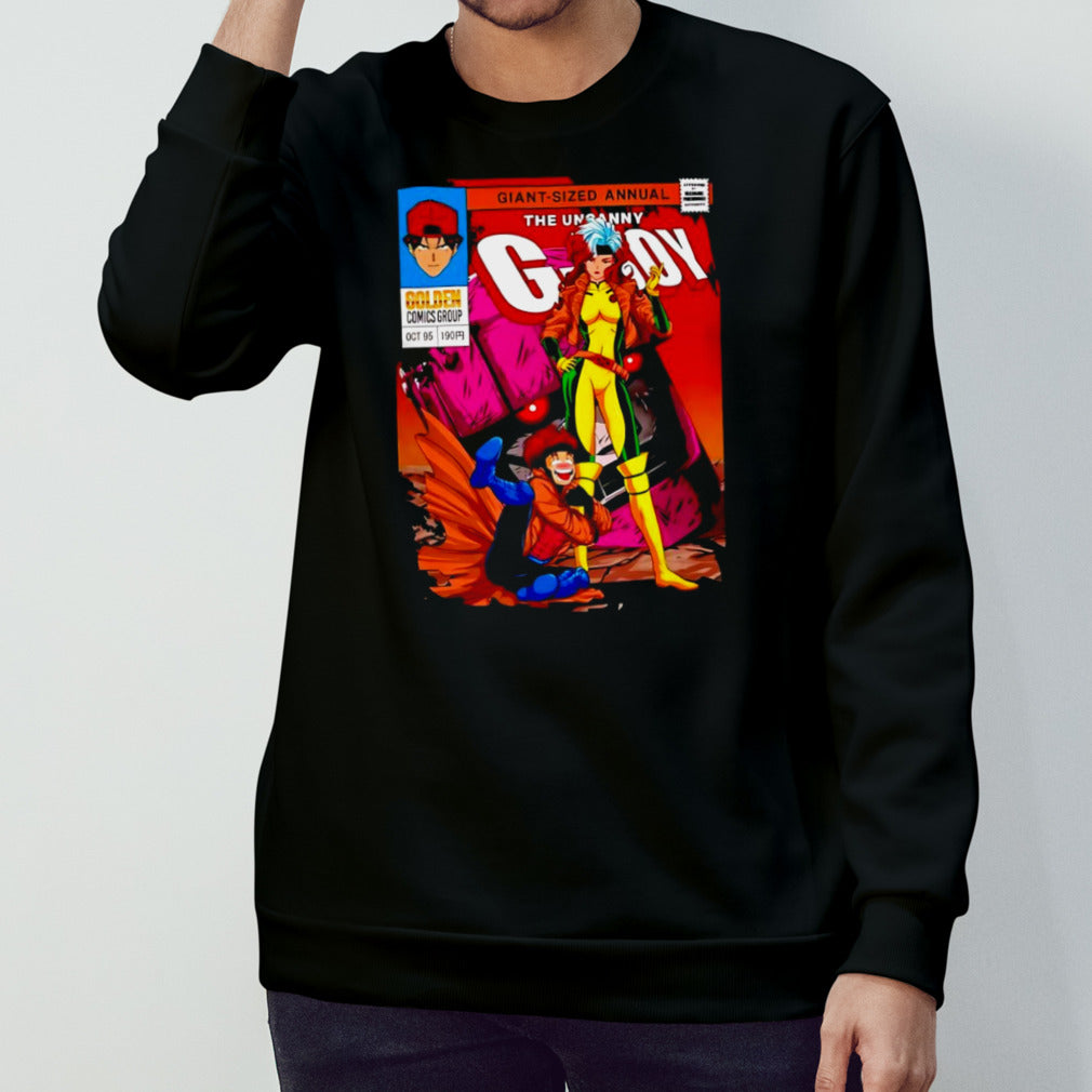 The Uncanny G-Boy Gambit and Rogue shirt