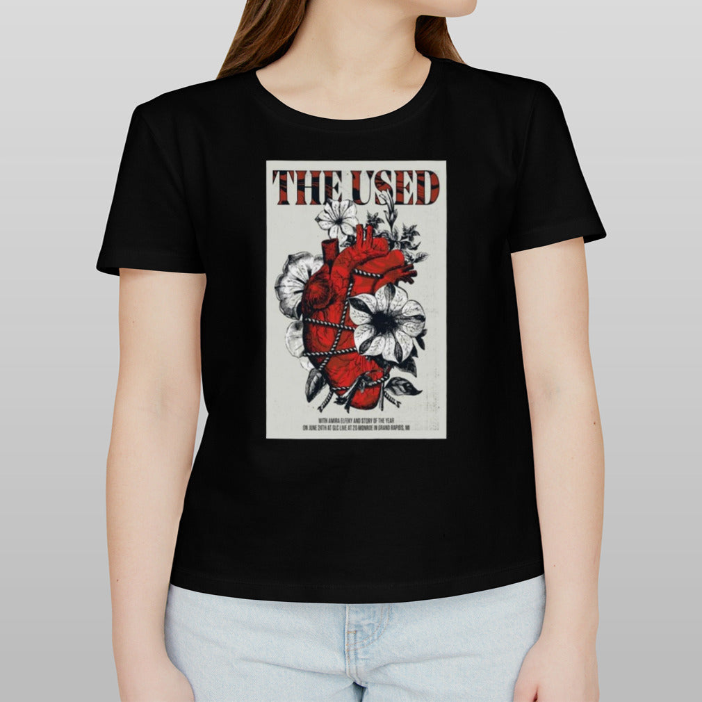 The Used June 24, 2024 Grand Rapids, MI GLC Live at 20 Monroe Poster Shirt