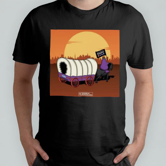The Wagon Keeps On Rolling Queens Lfgm T-shirt