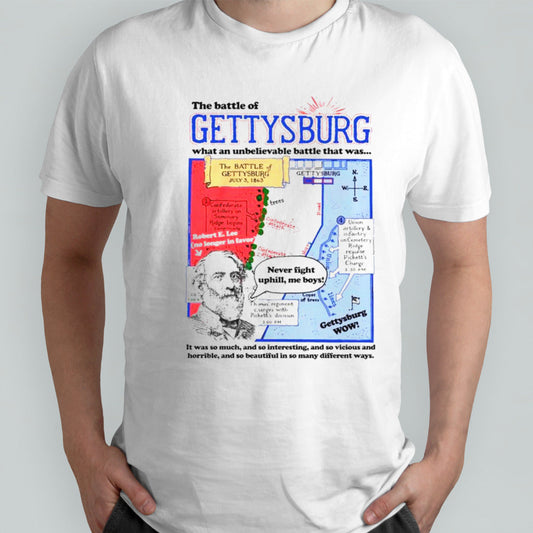 The battle of gettysburg what an unbelievable battle that was shirts