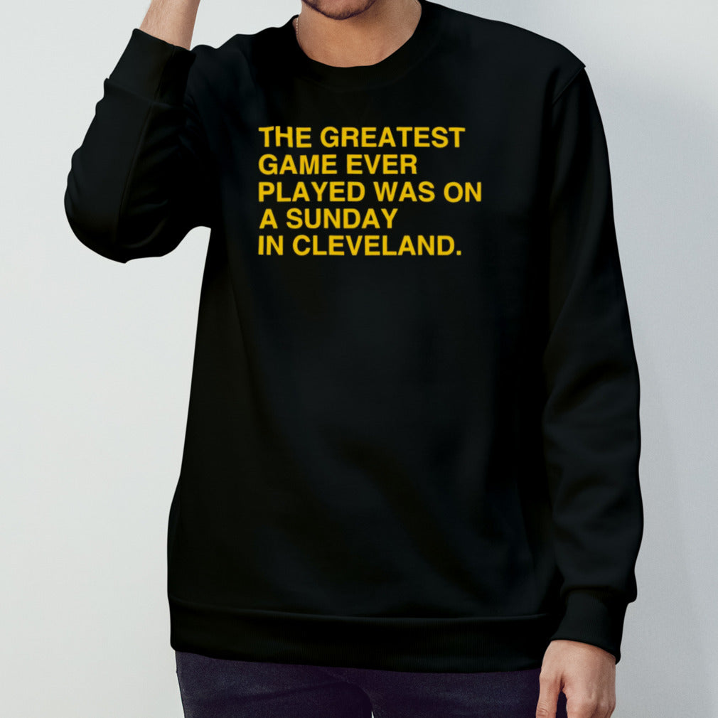 The greatest game ever played was on a Sunday in Cleveland Iowa Hawkeyes shirts
