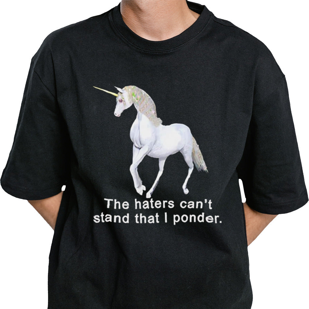 The haters canâ€™t stand that i ponder unicorn shirt