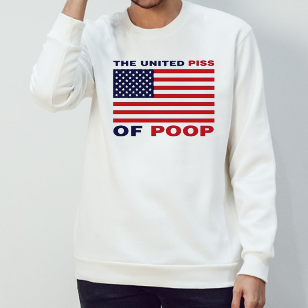 The united piss of poop American flag shirt